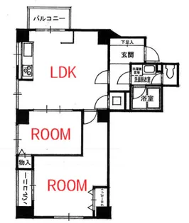 カーム壱番館【3階】の間取り