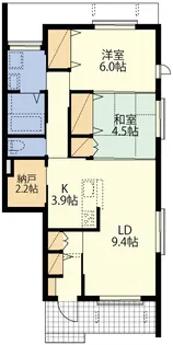 神奈川県藤沢市本鵠沼4【マンション】の間取り