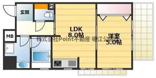 大阪府大阪市天王寺区生玉町【マンション】の間取り