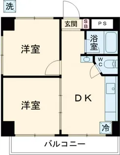 スタジオスクエア洗足【4階】の間取り