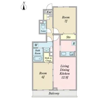 ジラソーレ【1階】の間取り