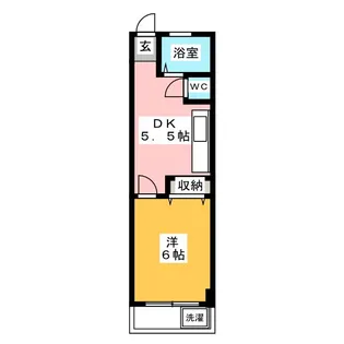 エクセレンス芝【2階】の間取り