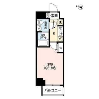プレール ドゥーク下板橋【6階】の間取り
