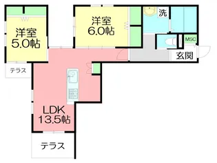 Villa LuciolaII【1階】の間取り