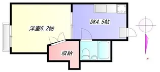 パレスコーポ【3階】の間取り