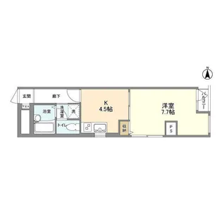 コーヨービル【2階】の間取り