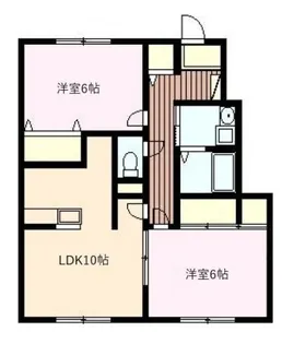 フォーティニアひらいわ E【1階】の間取り