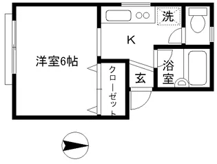 セントラルプラザ【3階】の間取り