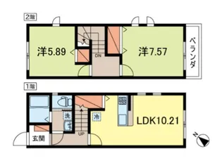 サットンプレイス・マローネの間取り