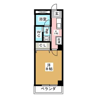 グランコート伊勢山【2階】の間取り