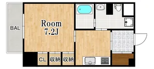 セントアミー東三国【6階】の間取り