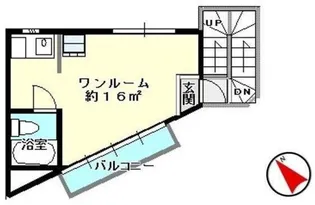 山田マンション【2階】の間取り