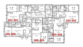 Partenza【3階】の間取り