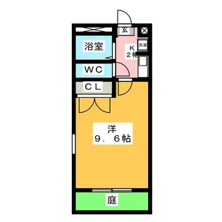 グリーン B【1階】の間取り