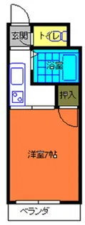 フレイグランス山口【1階】の間取り