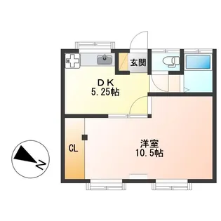 ひまわり荘【2階】の間取り