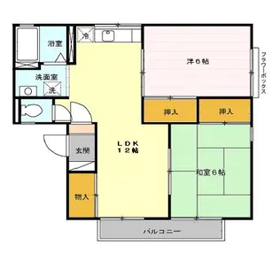 セジュールM【1階】の間取り