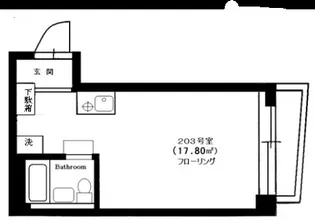 ハウス大山【2階】の間取り