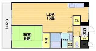 レジデンス桂川【2階】の間取り