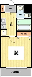 SENTIO橋本【3階】の間取り