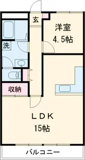 クレベール【2階】の間取り