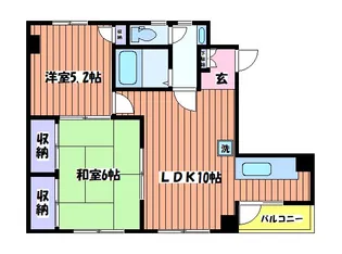 アクアシティ立川北【1階】の間取り
