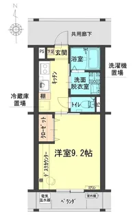 レジデンス山田II【1階】の間取り
