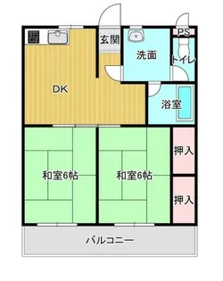 フレンド大津【2階】の間取り