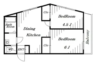 第25大協ビル【2階】の間取り
