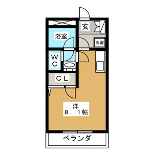 セレッソビラ・ナカノ【1階】の間取り