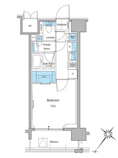 ルフォンプログレ西大井プレミア【7階】の間取り