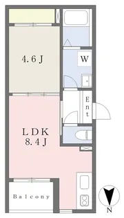 kirari長町【2階】の間取り