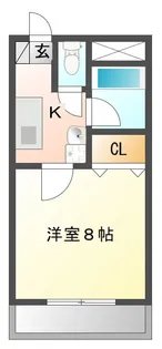 龍玉マンションII【4階】の間取り
