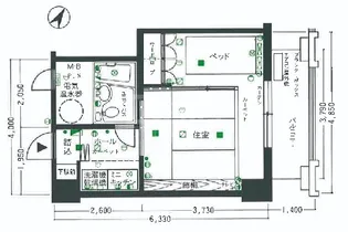 白金アパートメンツ【2階】の間取り