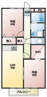 エトワール有明【2階】の間取り