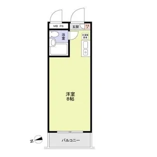 モナークマンション溝の口II【3階】の間取り