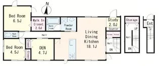 Green Terrace【3階】の間取り