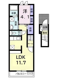 カーベナ【2階】の間取り