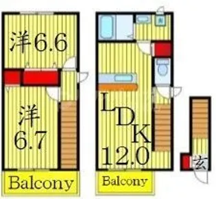 ブルックハマナカの間取り