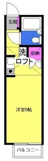 フラット妻田【2階】の間取り