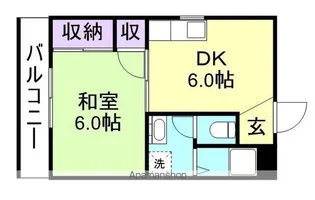 マンション本町【2階】の間取り