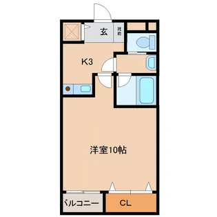 メゾン駅南【1階】の間取り