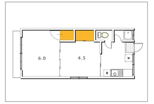 土田コーポ【2階】の間取り
