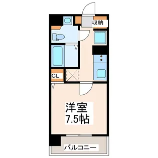 レジディア熊本辛島【14階】の間取り