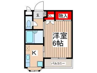 ラ・ブランシュ【2階】の間取り