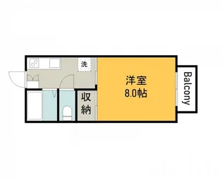 クリーンハウスコーポB棟【2階】の間取り