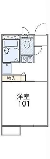 レオパレス宮前【1階】の間取り