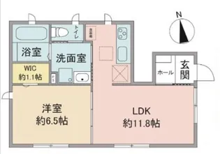 ブライトユアメゾンI【1階】の間取り