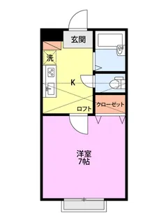 シャレー富塚町A棟【2階】の間取り