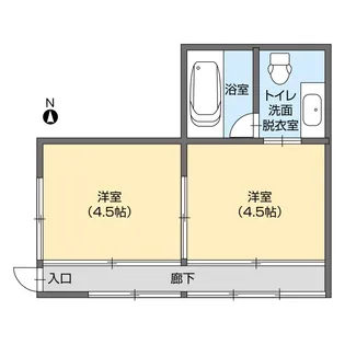 国際ビルヂング【1階】の間取り
